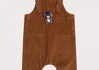 Βρεφική Σαλοπέτα για Αγόρια Corduroy Puppy ΜΠΕΖ - DPAM - 