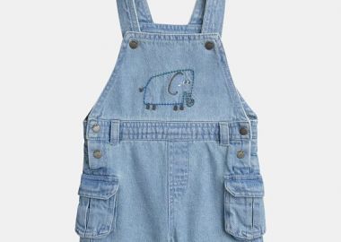 Βρεφική Σαλοπέτα για Αγόρια Denim Elephant ΜΠΛΕ - DPAM - 