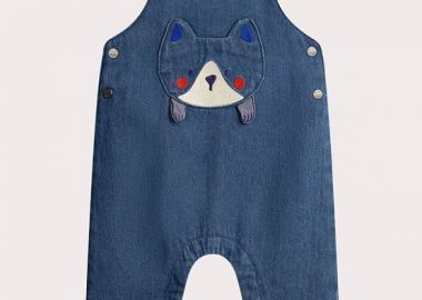 Βρεφική Σαλοπέτα για Αγόρια Denim Fox ΜΠΛΕ - DPAM - 
