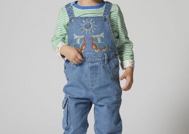 Βρεφική Σαλοπέτα για Αγόρια Denim Rollers ΜΠΛΕ - DPAM - 