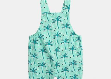Βρεφική Σαλοπέτα για Αγόρια Turquoise Palm Trees ΠΡΑΣΙΝΟ - DPAM - 