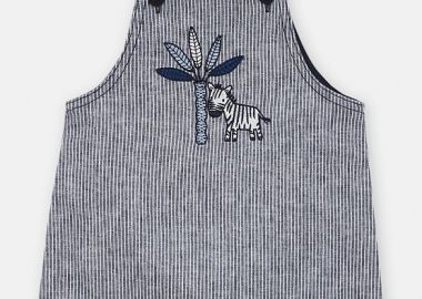 Βρεφική Σαλοπέτα για Αγόρια Zebra ΜΠΛΕ - DPAM - 