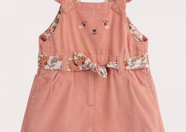 Βρεφική Σαλοπέτα για Κορίτσια Corduroy Pink Ami ΡΟΖ - DPAM - 