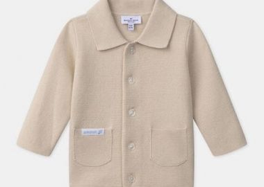 Βρεφική Ζακέτα για Αγόρια Beige Amour ΛΕΥΚΟ - SERGENT MAJOR - 