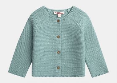 Βρεφική Ζακέτα για Κορίτσια Knit Mint ΜΠΛΕ - DPAM - 