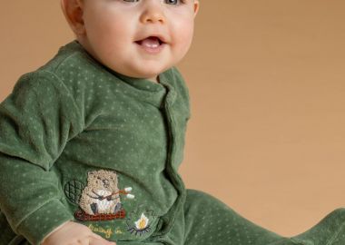 Βρεφικό βελουτέ φορμάκι - ΠΡΑΣΙΝΟ ΤΗΣ ΕΡΗΜΟΥ 11-125455-9 - energiers - 