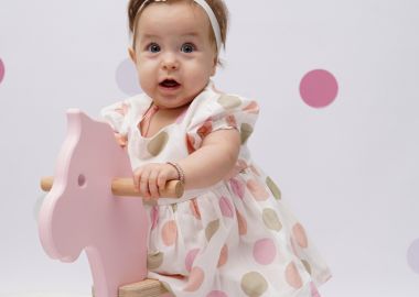 Βρεφικό φόρεμα για κορίτσι (3-18 μηνών) - ΕΜΠΡΙΜΕ 14-224413-7 - energiers - 