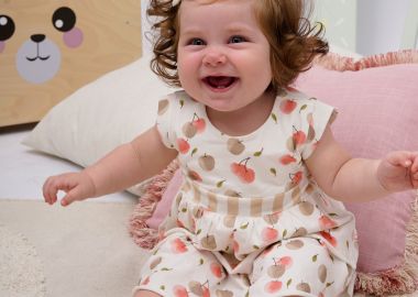 Βρεφικό φόρεμα για κορίτσι (3-18 μηνών) - ΕΜΠΡΙΜΕ 14-224414-7 - energiers - 