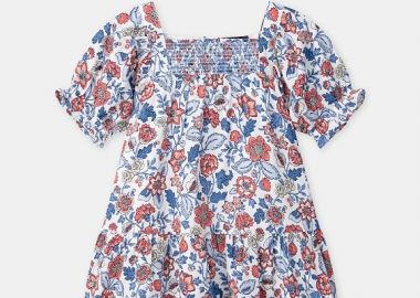 Βρεφικό Φόρεμα για Κορίτσια Blue Floral ΠΟΛΥΧΡΩΜΟ - SERGENT MAJOR - 