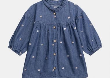 Βρεφικό Φόρεμα για Κορίτσια Denim Daisies ΜΠΛΕ - DPAM - 