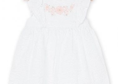 Βρεφικό Φόρεμα για Κορίτσια Dreamy White ΛΕΥΚΟ - DPAM - 