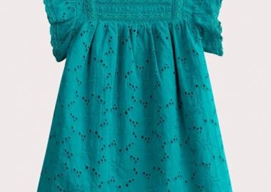 Βρεφικό Φόρεμα για Κορίτσια Turquoise Caribbean ΜΠΛΕ - DPAM - 
