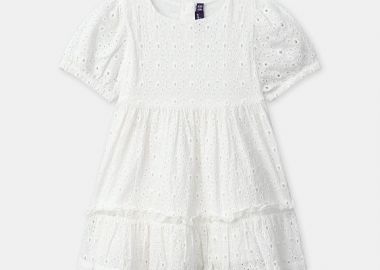 Βρεφικό Φόρεμα για Κορίτσια White Elegance ΛΕΥΚΟ - SERGENT MAJOR - 