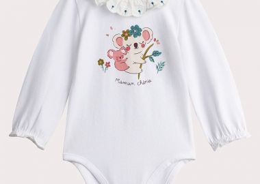 Βρεφικό Φορμάκι για Κορίτσια Maman Cherie ΛΕΥΚΟ - DPAM - 