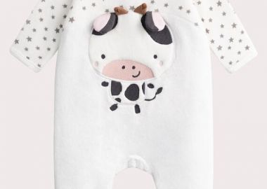Βρεφικό Φορμάκι για Κορίτσια Starry Cow ΛΕΥΚΟ - DPAM - 