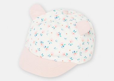 Βρεφικό Καπέλο για Κορίτσια Baby Pink ΕΚΡΟΥ - DPAM - 