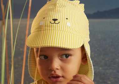 Βρεφικό Καπέλο Teddy Bear ΚΙΤΡΙΝΟ - SERGENT MAJOR - 