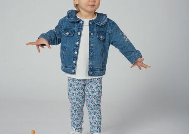 Βρεφικό Κολάν για Κορίτσια Blue Boho ΛΕΥΚΟ - DPAM - 