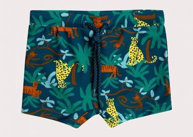 Βρεφικό Μαγιό για Αγόρια Navy Jungle ΜΠΛΕ - DPAM - 