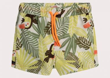Βρεφικό Μαγιό για Αγόρια Toucan Print ΛΕΥΚΟ - DPAM - 
