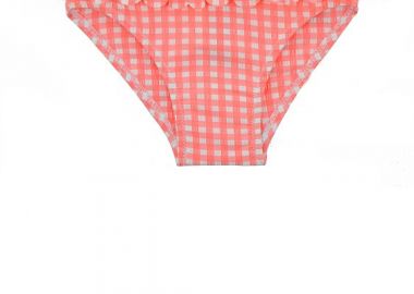 Βρεφικό Μαγιό για Κορίτσια Pink Check ΠΟΡΤΟΚΑΛΙ - DPAM - 