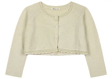 Βρεφικό μπολερό για κορίτσι (6-18 μηνών) - Εκρού 44-224470-6 - energiers - 