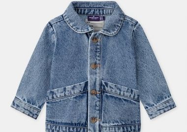 Βρεφικό Μπουφάν για Κορίτσια Light Denim ΜΠΛΕ - SERGENT MAJOR - 