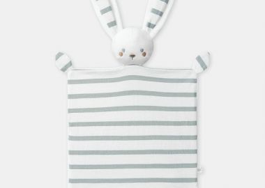 Βρεφικό Πανάκι Αγκαλιάς για Αγόρια Soft Bunny ΛΕΥΚΟ - SERGENT MAJOR - 