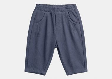 Βρεφικό Παντελόνι για Αγόρια Grey-Blue Casual ΜΠΛΕ - DPAM - 
