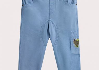 Βρεφικό Παντελόνι για Αγόρια Sky Blue Denim ΜΠΛΕ - DPAM - 