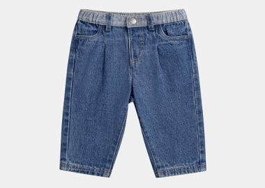 Βρεφικό Παντελόνι για Αγόρια Two-Toned Denim ΜΠΛΕ - DPAM - 