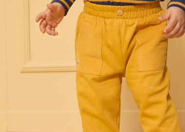 Βρεφικό Παντελόνι για Αγόρια Yellow Bear ΚΙΤΡΙΝΟ - SERGENT MAJOR - 