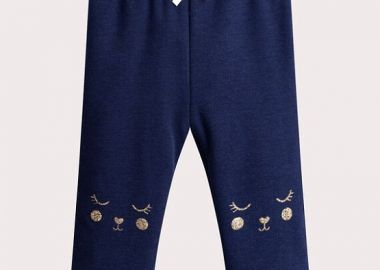Βρεφικό Παντελόνι για Κορίτσια Comfort Pants ΜΠΛΕ - DPAM - 