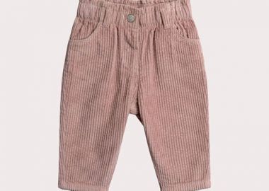Βρεφικό Παντελόνι για Κορίτσια Corduroy Pink ΡΟΖ - DPAM - 