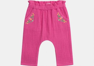 Βρεφικό Παντελόνι για Κορίτσια Fuchsia Loose ΡΟΖ - DPAM - 