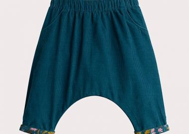 Βρεφικό Παντελόνι για Κορίτσια Reversible Turquoise ΤΥΡΚΟΥΑΖ - DPAM - 
