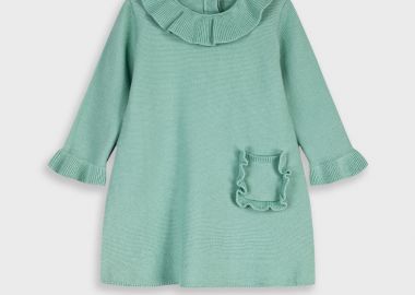 Βρεφικό πλεκτό φόρεμα - ΜΕΝΤΑ 14-125411-7 - energiers - 