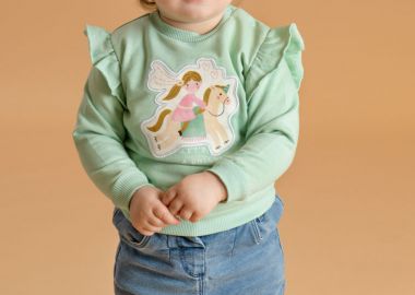 Βρεφικό σετ 2 τεμαχίων μπλούζα με παντελόνι - ΜΠΛΕ ΤΖΗΝ 14-125421-0 - energiers - 