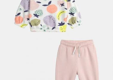 Βρεφικό Σετ για Κορίτσια Colourful Set ΛΕΥΚΟ - DPAM - 