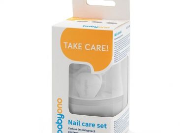 Βρεφικό Σετ Περιποίησης Νυχιών BabyOno με Θήκη - White ΠΟΛΥΧΡΩΜΟ - BABY NAIL - 