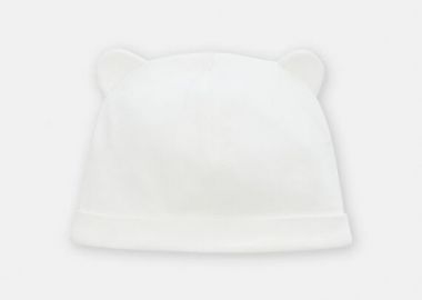 Βρεφικό Σκουφί για Κορίτσια White Ears ΛΕΥΚΟ - DPAM - 
