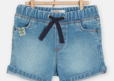 Βρεφικό Σορτς για Αγόρια Denim ΜΠΛΕ - DPAM - 