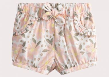 Βρεφικό Σορτς για Κορίτσια Spring Shorts ΛΕΥΚΟ - DPAM - 