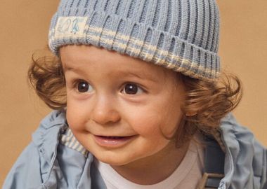Βρεφικός Σκούφος για Αγόρια Baby Blue Friends ΜΠΛΕ - SERGENT MAJOR - 