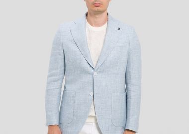 BRERAS Ανδρικό Classic Suit In Ciel - BRERAS - 