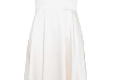 bridal satin vintage φόρεμα cape Bonny - PerfectDress.gr - 