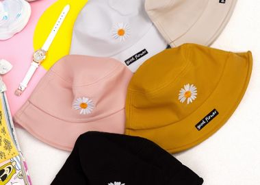 BUCKET FLOWER HAT -  - 