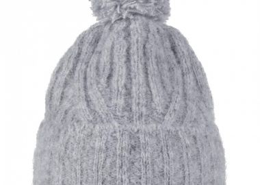 Buff Beanie Unisex Σκούφος Πλεκτός σε Γκρι χρώμα 132335.937 - Buff - 