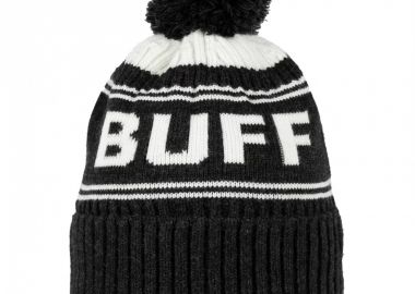 Buff Beanie Unisex Σκούφος Πλεκτός σε Μαύρο χρώμα 132332.555 - Buff - 