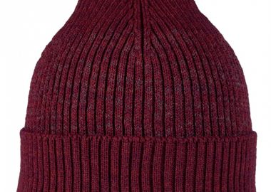 Buff Beanie Unisex Σκούφος Πλεκτός σε Μπορντό χρώμα 132339.653 - Buff - 